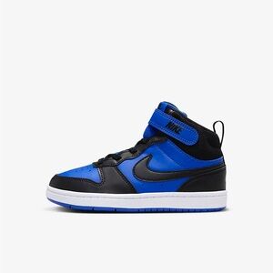 Brand New Nike DUNK HI TOPS Court Borough Mid 2 size 7 youth Blue Black Sneakers
